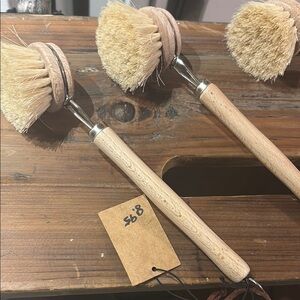 Household scrub brush vegetable scrubbers or kitchen decor accent one